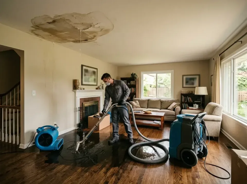 attic-pipe-burst-ceiling-drip-008 — frequently asked questions, Water Damage Restoration & Carpet Care in Summerfield, NC